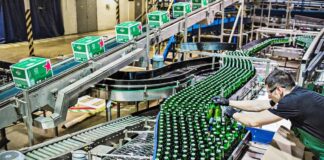 Mais de 11 mil empregos serão gerados na instalação da nova fábrica da Heineken em Passos Fábrica da Heineken. Foto - divulgação