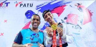 Taekwondo: Adriano Santos, de Itabirito, ganha ouro, prata e bronze na República Dominicana Adriano dos Santos, de Itabirito, ganha três medalhas na República Dominicana