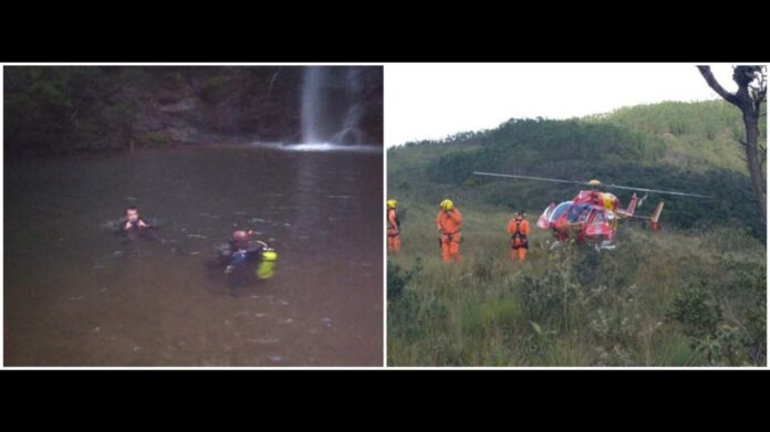 Itabirito: mulher de Nova Lima que fazia rapel morre na Cachoeira das Borboletas