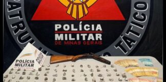 Itabirito: jovem de 18 anos é preso no São José; escopeta e 85 buchas de maconha são apreendidas Itabirito: jovem de 18 anos é preso no São José; 85 buchas de maconha e escopeta são apreendidas