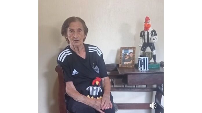 Itabirito: senhora de 92 anos faz vídeo para dizer que seu sonho é conhecer a Cidade do Galo