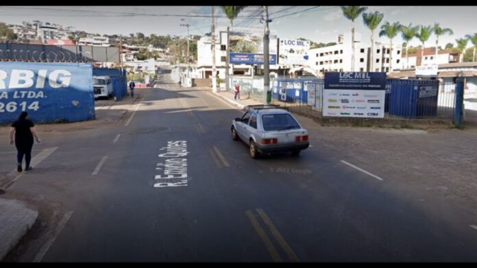 Itabirito: condutora de moto fica ferida em acidente no bairro Praia