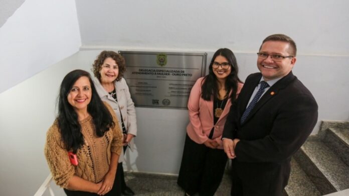 Inauguração da Delegacia Especializada de Atendimento à Mulher em Ouro Preto. Foto - Peterson Bruschi