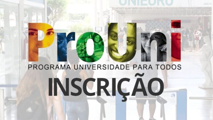 Inscrições para o Prouni. Edição - RadarGeral