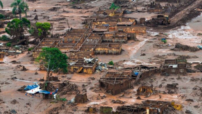 Tragédia em Mariana. Foto - reprodução.