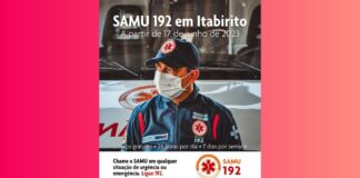 ATENÇÃO: Samu inicia trabalhos em Itabirito em 17 de junho, e não mais no dia 7 ATENÇÃO: Samu inicia trabalhos em Itabirito dia 17/6, e não mais em 7/6
