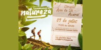 Circuito Ana de Sá: inscrições abertas para projeto Caminhadas na Natureza em Itabirito Caminhada na natureza - Circuito Ana de Sá. Foto - divulgação.