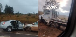 Amarantina: acidente envolvendo um caminhão e três carros deixa um motorista preso nas ferragens Amarantina, Ouro Preto: acidente envolvendo um caminhão e três carros deixa um motorista preso nas ferragens