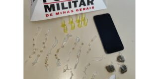 Itabirito: PM apreende menor suspeito de tráfico de drogas Itabirito: PM apreende menor suspeito de tráfico de drogas