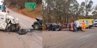 Nova Lima, perto do Alphaville: acidente grave na BR-040 mata uma vítima e deixa outras feridas Nova Lima: acidente grave na BR-040 causa morte de uma pessoa e deixa duas feridas