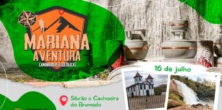 5° Edição do Mariana Aventura será no distrito de Cachoeira do Brumado Mariana Aventura no distrito de Cachoeira do Brumado. Foto - reprodução.