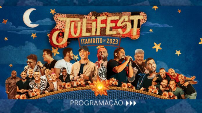 Programação Julifest 2023. Foto - divulgação.