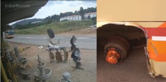 Cachoeira do Campo, Ouro Preto: rodas traseiras de ônibus da Transcotta em movimento se soltam na 356 Cachoeira do Campo, Ouro Preto: rodas traseiras de ônibus da Transcotta em movimento se soltam na 356