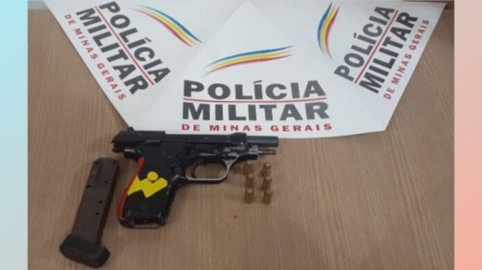 Ouro Preto: homem que se exibia em rua com arma de fogo e ameaçava mulher é preso pela PM
