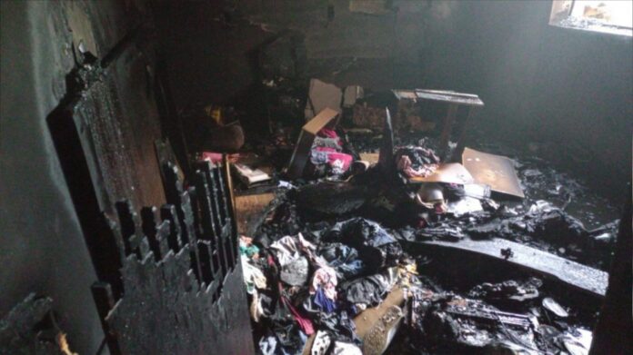 Itabirito: incêndio destrói quarto e atinge outros cômodos de casa no bairro Santo Antônio