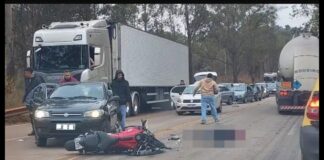 Alphaville, Nova Lima: acidente na BR-040 deixa motociclista em estado grave Alphaville, Nova Lima: acidente na BR-040 deixa motociclista em estado grave