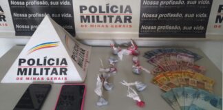 PM prende homem suspeito de tráfico e com várias passagens pela polícia, no bairro Santana, em Mariana PM prende homem suspeito de tráfico e com várias passagens pela polícia, no bairro Santana, em Mariana