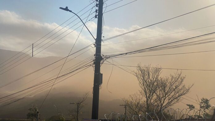 Antônio Pereira, Ouro Preto: nuvem de poeira incomoda moradores da região