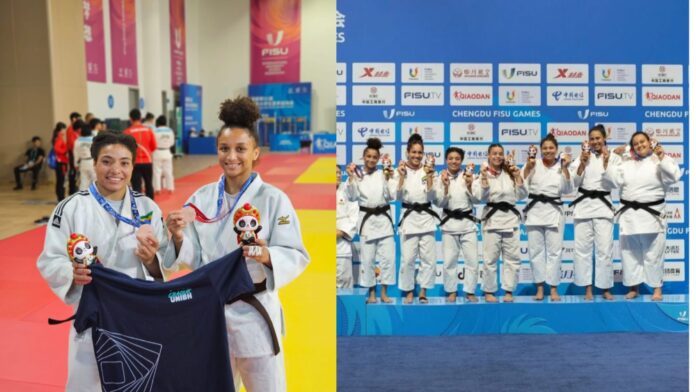Tainná Mota, atleta de judô de Ouro Preto, conquista bronze na China