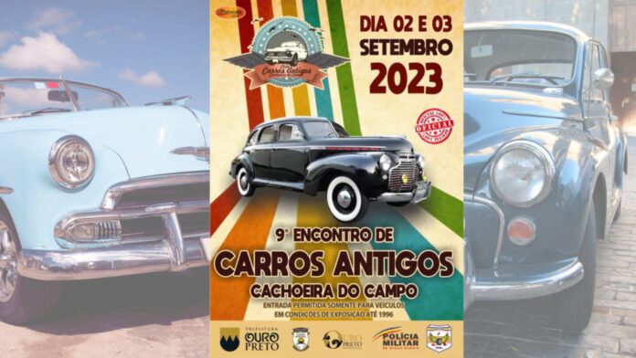 9° Encontro de Carros Antigos acontece em Cachoeira do Campo. Edição - Radar Geral