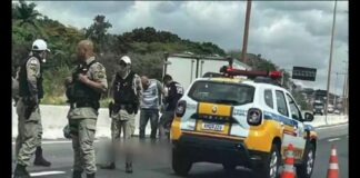 Anel Rodoviário, BH: adolescente de 14 anos morre atropelado por caminhão Anel Rodoviário, BH: adolescente de 14 anos morre atropelado por caminhão