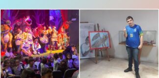 Itabirito: alunos e funcionários da Apae surpreendem em peça releitura de filme e mostra de artes plásticas Uma produção que tem chamado atenção de estudantes de várias escolas de Itabirito (na Região Central de Minas). Trata-se de um teatro, baseado na animação “Como Treinar o seu Dragão”, encenado pelos alunos da Apae e adaptado pelo professor David Procópio.