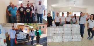 Itabirito: Real Estruturas, empreiteira da Vale, doa 125 cestas básicas para Vicentinos, Asilo e Casa Lar Itabirito: empresa doa 125 cestas básicas para Casa Lar, Vicentinos e Casa de Repouso