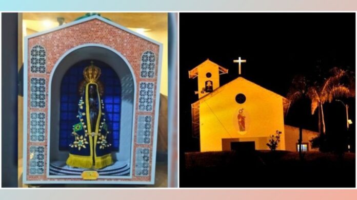 De Aparecida (SP), imagem da santa está em Itabirito e visitará o Maracujá, em Ouro Preto