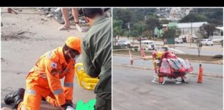 Itabirito: jovem tem parada cardiorrespiratória após cair de bicicleta e helicóptero o leva para o João XXIII Itabirito: jovem tem parada cardiorrespiratória após cair de bicicleta e helicóptero o leva para o João XXIII