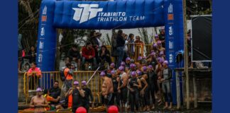 Itabirito: 2ª etapa da Maratona Aquática Ferro Puro movimenta 210 nadadores 2ª etapa da Maratona Aquática Ferro Puro. Foto - reprodução.