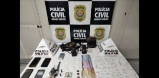 Itabirito: PM e PC prendem quadrilha de tráfico de drogas e armas no bairro Liberdade Itabirito: PM e PC desbaratam quadrilha de tráfico de drogas e armas no Liberdade