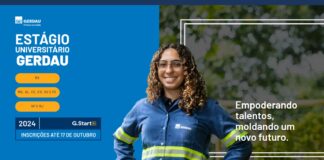 Gerdau abre vagas para programa de estágio em Itabirito e Ouro Preto Gerdau abre vagas para programa de estágio em Itabirito e Ouro Preto. Imagem - divulgação.