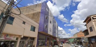 Itabirito: armados e cobrando dívida de droga, 2 sujeitos assaltam alojamento e levam TV Local onde aconteceu o crime - Foto: Google Street View.