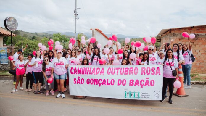São Gonçalo e Córrego do Bação: TFB apoia festas do Dia das Crianças e Caminhada do Outubro Rosa