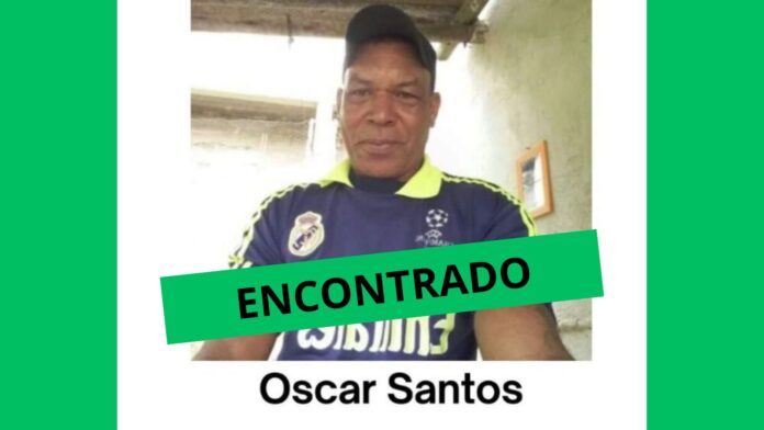 Itabirito: morador do bairro Floresta, Oscar dos Santos, que estava desaparecido, é encontrado