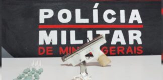 Itabirito: após disparos com arma de fogo, PM apreende submetralhadora e drogas no Morada Viva Itabirito: PM apreende submetralhadora e drogas no Morada Viva