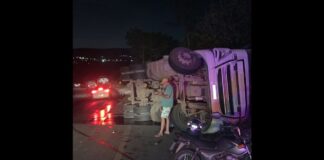 BR-381: acidente com carreta deixa motorista com afundamento de crânio e suspeita de fratura BR-381: acidente com caminhão deixa motorista com afundamento de crânio e suspeita de fratura; veja vídeo