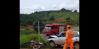 Idoso de 70 anos morre após acidente com a moto que ele conduzia na BR-267 Idoso de 70 anos morre após acidente com a moto que ele conduzia na BR-267