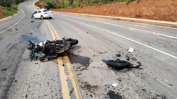 MG: ao testar moto para comprá-la, jovem de 19 anos se envolve em grave acidente; veja fotos