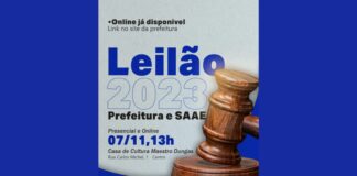 Itabirito: leilão de bens da Prefeitura e SAAE será realizado no dia 7/11 Prefeitura de Itabirito realizará leilão de bens. Imagem - divulgação.