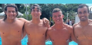 Equipe de professor da Ufop estabelece recorde mundial em campeonato natação Professor da UFOP integra equipe recordista de natação. Foto - divulgação.