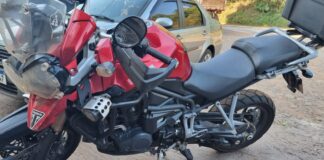 Itabirito, BR-356, Paraki: acidente entre taxista e motociclista idoso em moto de alta cilindrada Itabirito, BR-356, Paraki: acidente entre taxista e motociclista idoso em moto de alta cilindrada