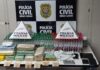 Itabirito: PM e PC apreendem 7,5 barras de crack, 407 frascos de lança-perfume e 3,5 barras de cocaína Itabirito: PM e PC apreendem 7,5 barras de crack, 407 frascos de lança-perfume e 3,5 barras de cocaína