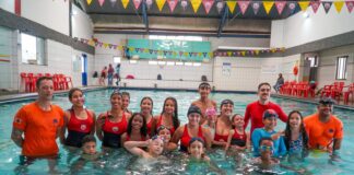 Bombeiro e Brigada de Itabirito dão palestra sobre segurança aquática no Itabirense Bombeiro e Brigada de Itabirito dão palestra sobre segurança aquática no Itabirense
