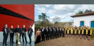 Itabirito: Orquestra Filarmônica de MG se apresenta na Praça do Centenário com o Coral Canarinhos Itabirito: Orquestra Filarmônica de MG se apresenta na Praça do Centenário com o Coral Canarinhos