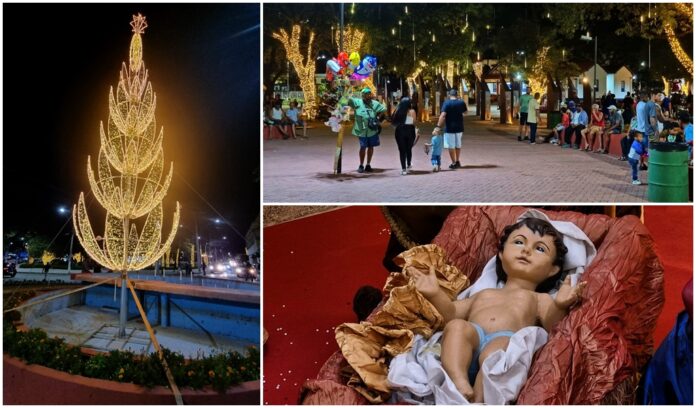 Natal Iluminado: famílias movimentam Centro de Itabirito; veja fotos