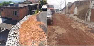 Itabirito: muro feito na Vila Gonçalo e obra demorada em rua do Agostinho Rodrigues geram reclamações Itabirito: muro feito na Vila Gonçalo e obra inacabada em rua do Agostinho Rodrigues geram reclamações