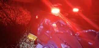 Carro com família cai em valeta, sobe em barranco, capota e mata criança de 5 anos na MG-413 Carro com família cai em valeta, sobe em barranco, capota e mata criança de 5 anos na MG-413