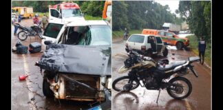 BR-356, Nova Lima: em meio à chuva intensa, moto e carro se acidentam perto da Lagoa das Codornas BR-356, Nova Lima: em meio à chuva intensa, moto e carro se acidentam perto da Lagoa das Codornas