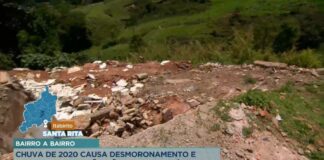Itabirito: barranco que preocupa moradores do Santa Rita é assunto na Record TV Itabirito: barranco que preocupa moradores do Santa Rita é assunto na Record TV